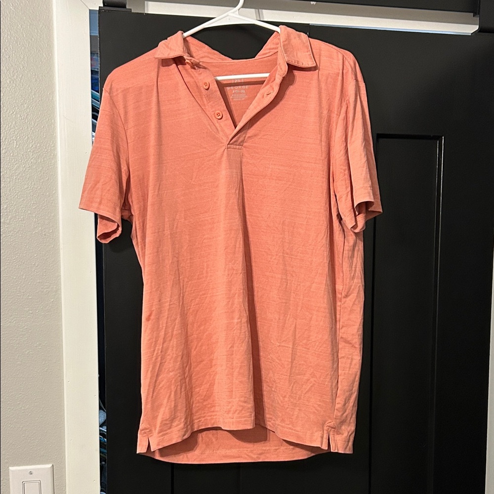 George Men's Peach Polo Shirt